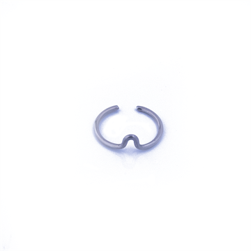 Smuk sølvbelagt ring med bue